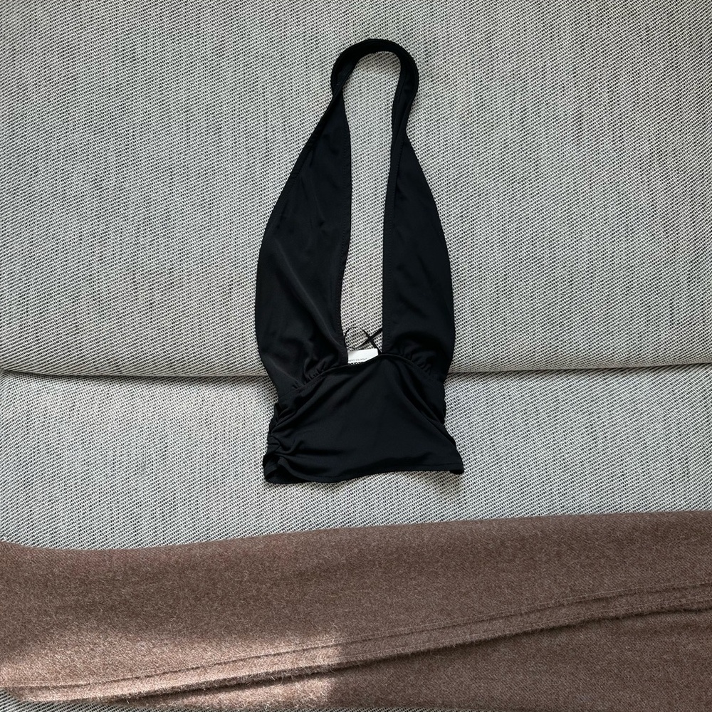 Pull&Bear Black Halter Top